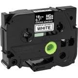 Brother Black on White Extra-Strength Adhesive Label Tape HGES2415PK