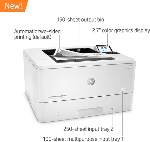 HP LaserJet Enterprise M406dn Printer 3PZ15A