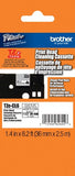 Brother Cleaning Tape 1-1/2 Inch - Retail Packaging, White (TZeCL6) - Retail Packaging