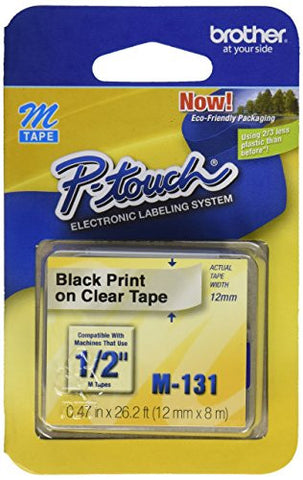 Brother P-Touch M Series Standard Adhesive Labeling Tape