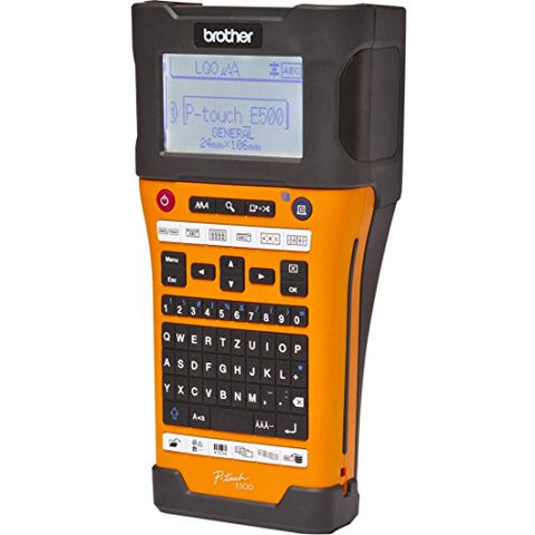 Brother Industrial Handheld Labeling Tool with Auto Cutter & Computer Connectivity PTE500