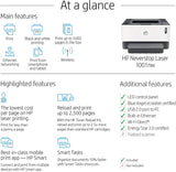 HP Neverstop 1001nw Cartridge-Free Tank Monochrome Laser Printer - 5HG80A
