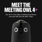 Owl Labs Meeting Owl 4+ UHD 4K 360° Smart Video Conference Camera