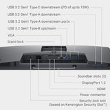 Dell P2725H 27" Full HD 16:9 5ms 100Hz IPS LED Monitor, Black and Silver