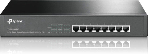 TP-Link TL-SG1008MP - 8-Port Gigabit PoE Switch - Limited Lifetime Protection