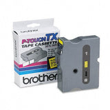 TX Tape Cartridge for PT-8000, PT-PC, PT-30/35, 1w, Black on Yellow