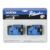 Brother P-Touch Tc Tape Cartridges For P-Touch Labelers, 1/2W, 2/Pack