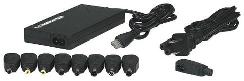 Manhattan Universal Notebook Adapter Slim, Automatic Adjustable Voltage, 6 Out Levels, 70 W (101639)