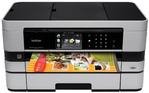 Brother Printer MFCJ4710DW Wireless Color Inkjet All-in-One Printer with Scanner, Copier and Fax