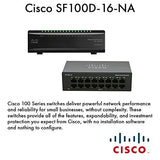 Cisco SF 100D-16 Ethernet Switch. REFURB SD216T SF 100D-16 16PORT 10/100 SWIT