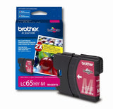 Brother LC65HYM High-Yield Ink Cartridge, 750 Page-Yield, Magenta