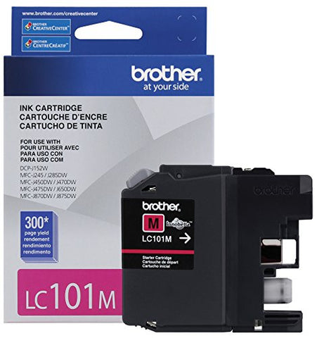 Brother Printer LC101M Magenta Ink Cartridge