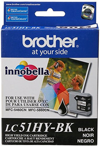 Brother LC51HYBK Black High Yield Ink Cartridge 900Pages