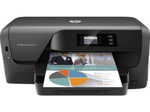 HP Officejet Pro 8210 Color Inkjet Printer - Wireless - Duplex D9L64A