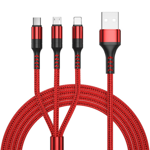 3 In 1 Fast Charging Cable Micro usb fast charging cable