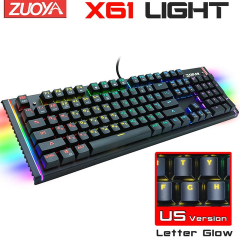 Mechanical Wired Gaming Keyboard RGB Backlit