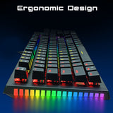 Mechanical Wired Gaming Keyboard RGB Backlit