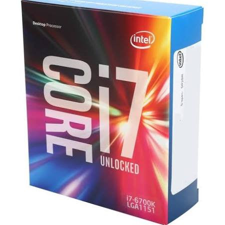 Intel Core i7-6700K 4 GHz Quad-Core Processor - 8 MB - LGA1151 Socket - Retail