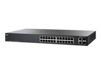 Cisco Small Business Smart SG200-26 Switch - 24 Ethernet Ports & 2 Combo Gigabit SFP Ports